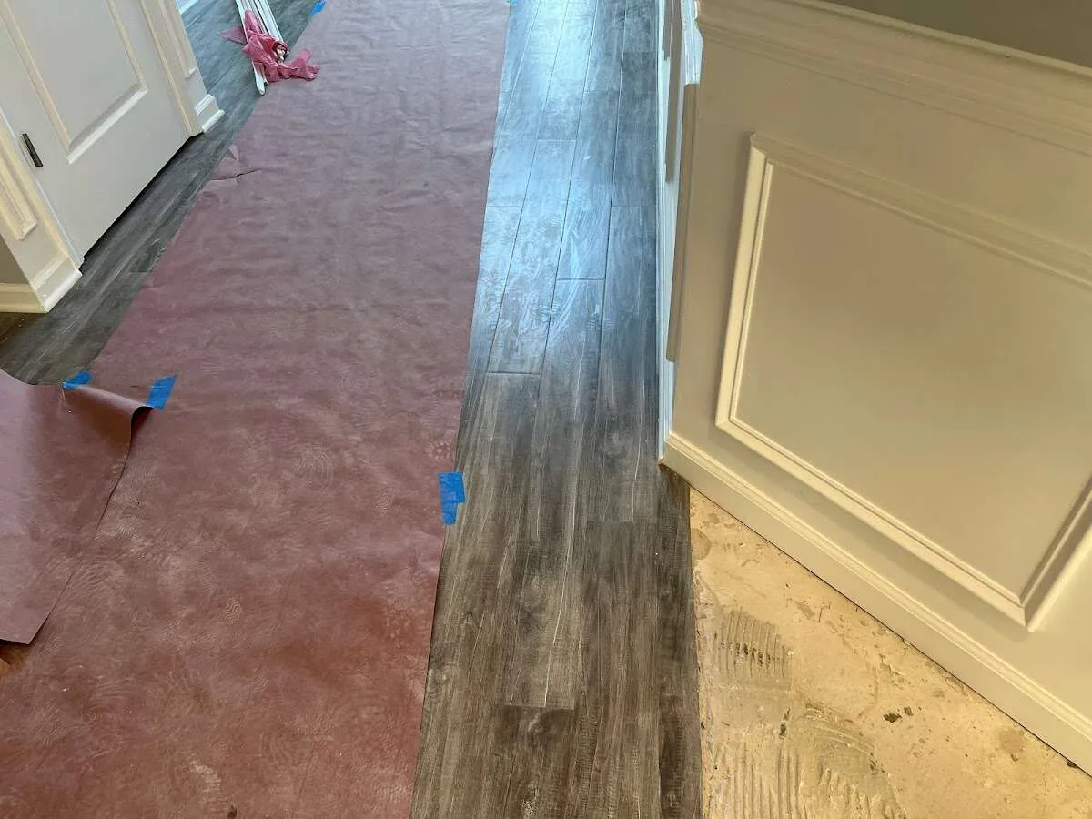 Completed marble shower restoration in Leawood